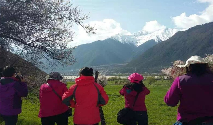 Beautiful view in tibet